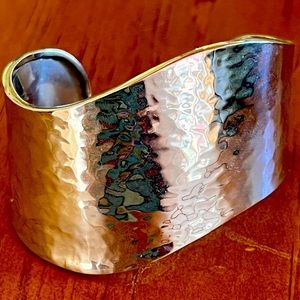 Sterling silver cuff bracelet